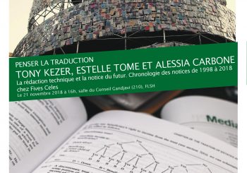 TONY KEZER, ESTELLE TOME ET ALESSIA CARBONE, « La rédaction technique et la notice du futur. Chronologie des notices de 1998 à 2018 chez Fives Celes »