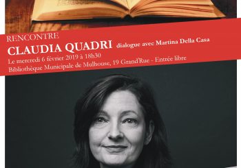 « Rencontre » avec Claudia Quadri