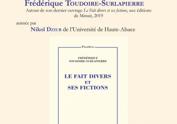 Rencontre – conférence avec Frédérique Toudoire-Surlapierre